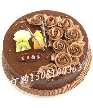 商品详细;8寸圆形巧克力蛋糕-.