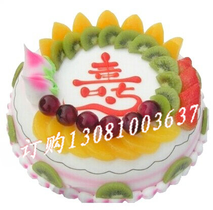 商品详细;8寸水果祝寿蛋糕-.